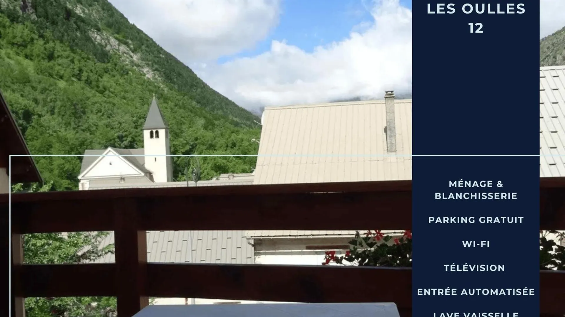 Les Oulles 12 - Centre Ville - Wifi - Terrasse La Chapelle-en-Valgaudemar